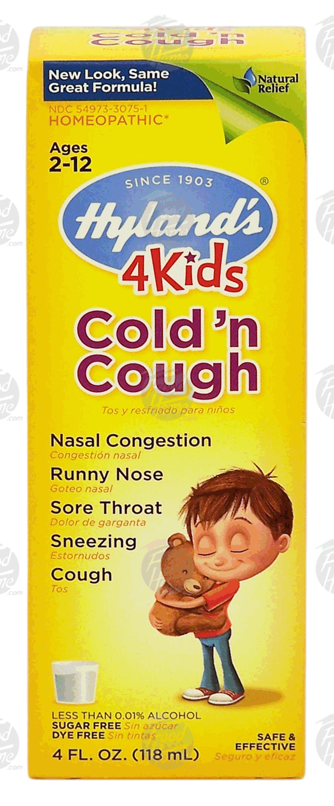 Hyland's 4 Kids cold 'n cough, ages 2-12 Full-Size Picture